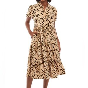 NWT Crown and Ivy Challis Printed Dress 2X